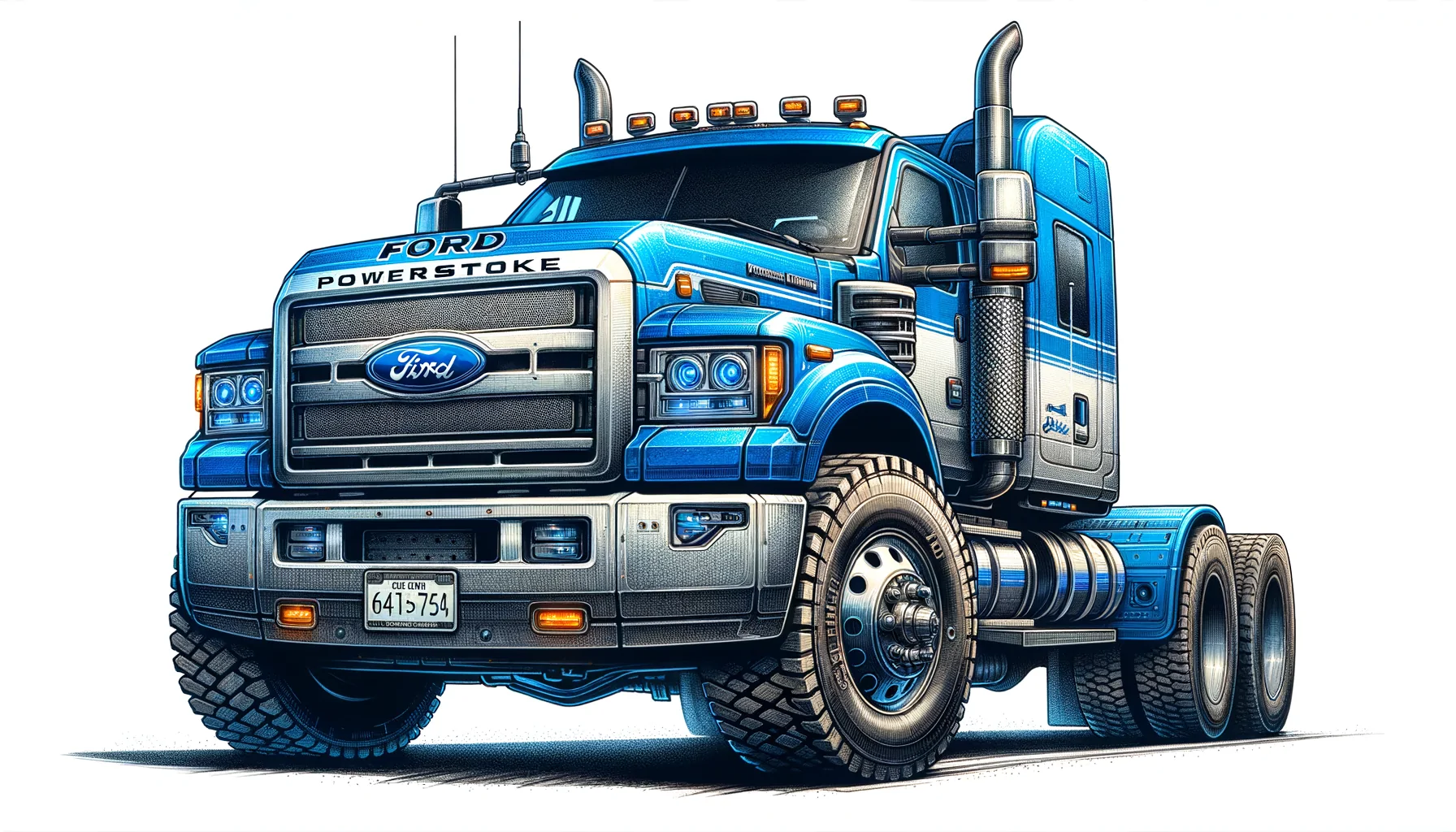 The car FORD POWERSTROKE 6.7L