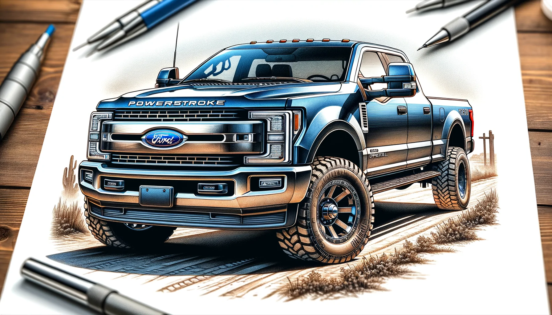 The car FORD POWERSTROKE 6.7L Columbus