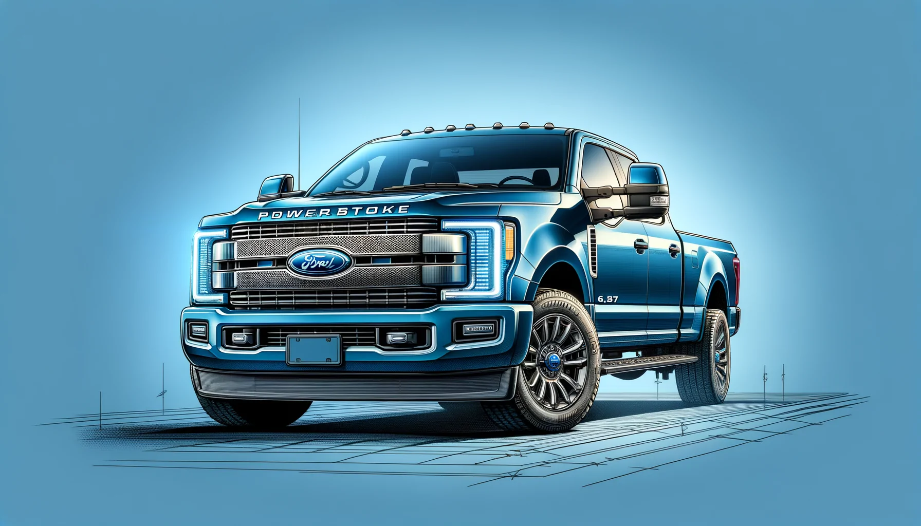 The car FORD POWERSTROKE 6.7L