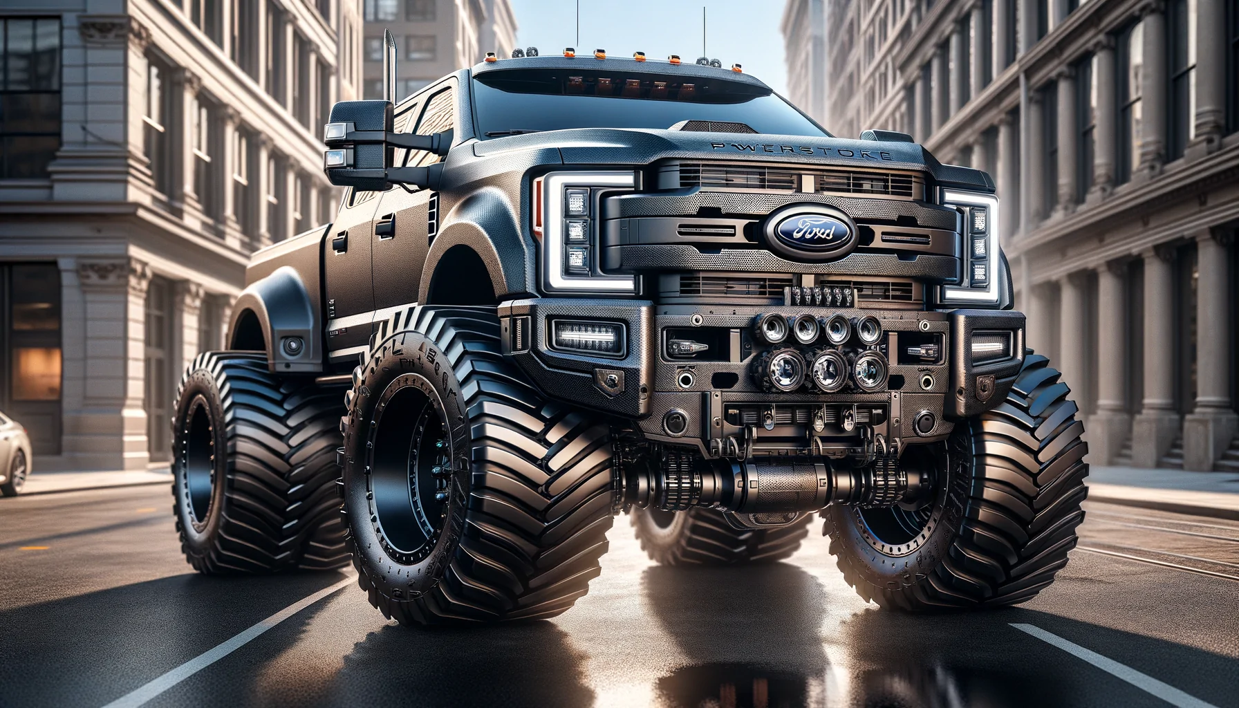 The car FORD POWERSTROKE 6.7L