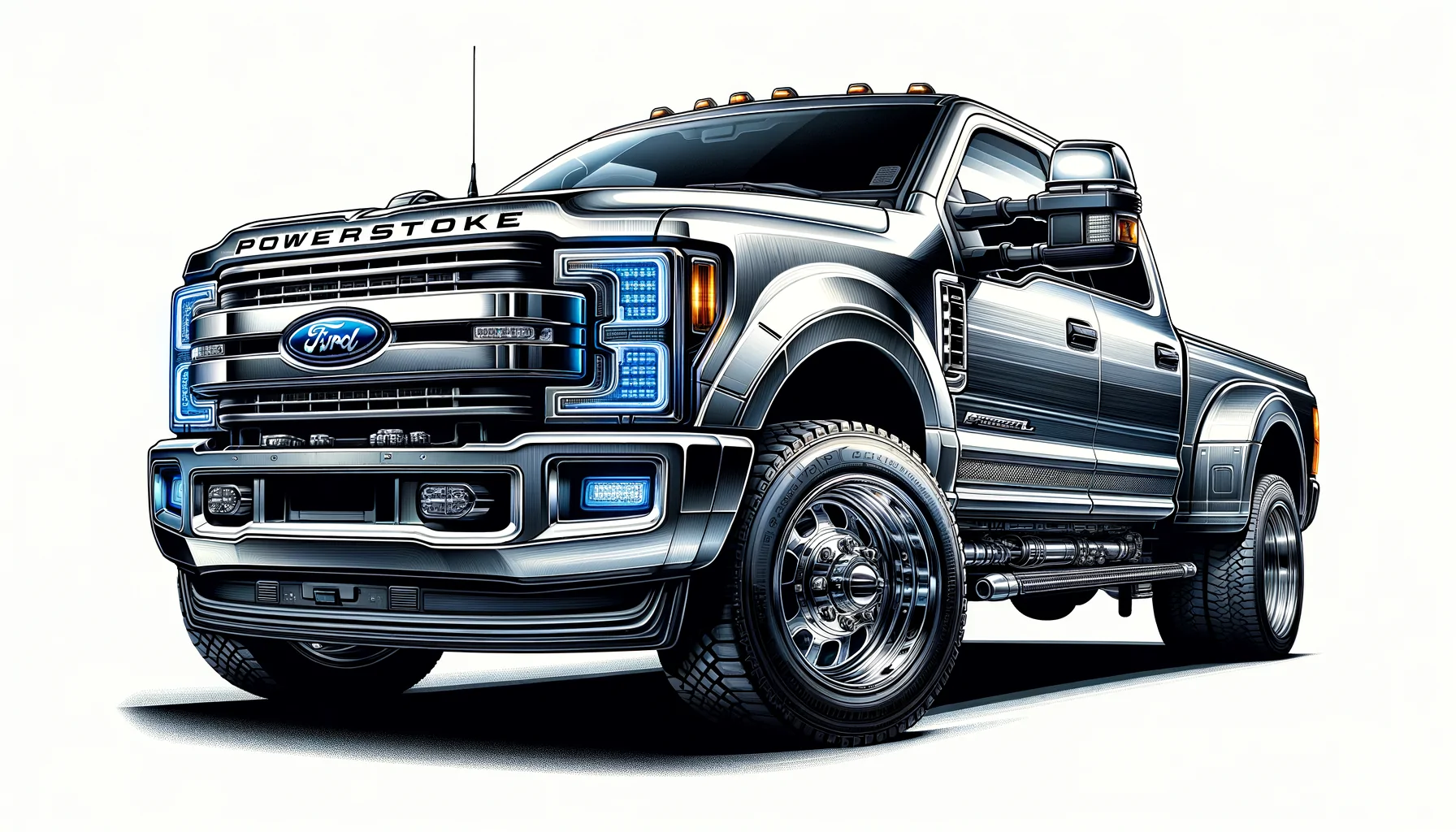 The car FORD POWERSTROKE 6.7L